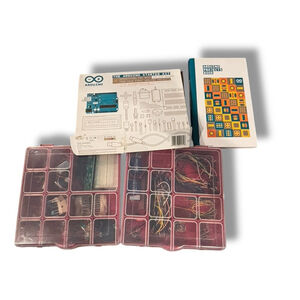Arduino Starter Kit Level Beginner and Book With 2 Boxes Of Mis Parts